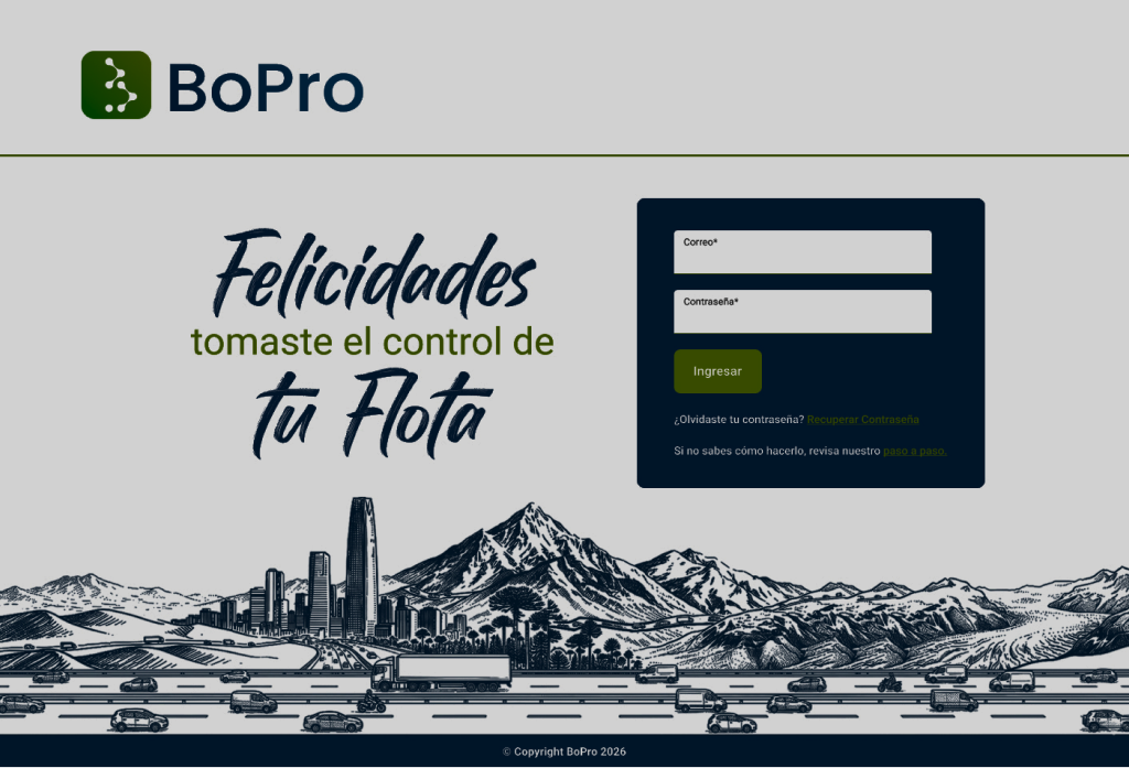 Pantalla de acceso